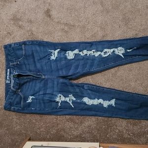 High rise jeans